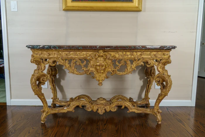 A French, Late 17th - early 18th c., Louis XIV Regence Console Table