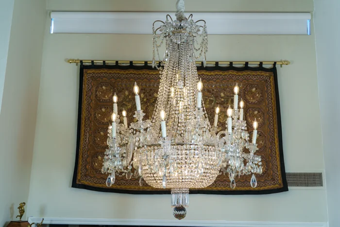 French early 20th c. Baccarat-style Crystal Chandelier