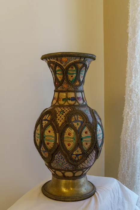 Late 19c. Jordanian Ceramic Vase