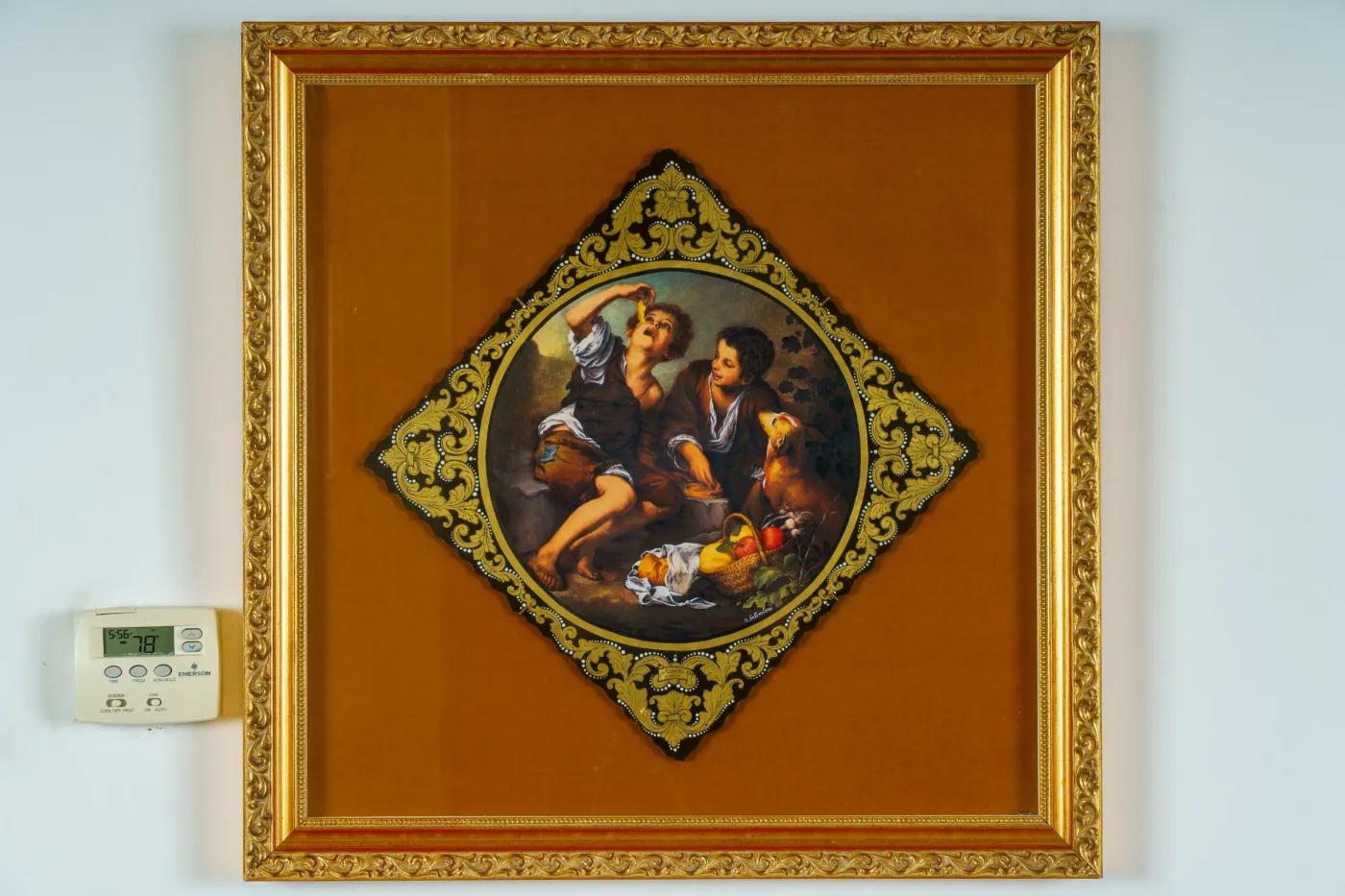 Italian painting by Davide Salvadore, Murano (after Murillo)., photograph 1