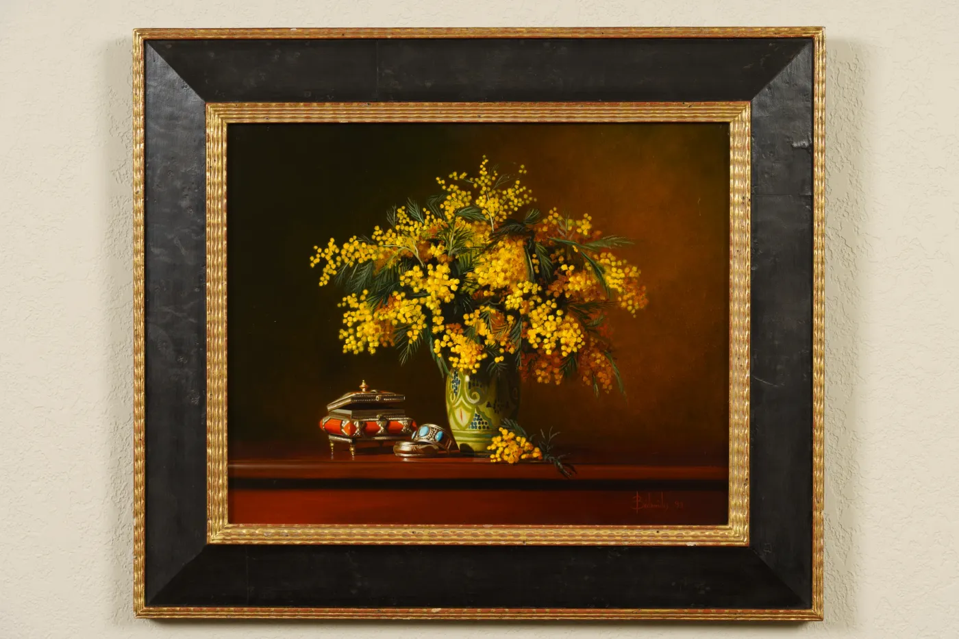 French c.1999, Four Still Life Paintings by Jean Pierre Bédarrides, in the style of 18th c. Chardin., photograph 1